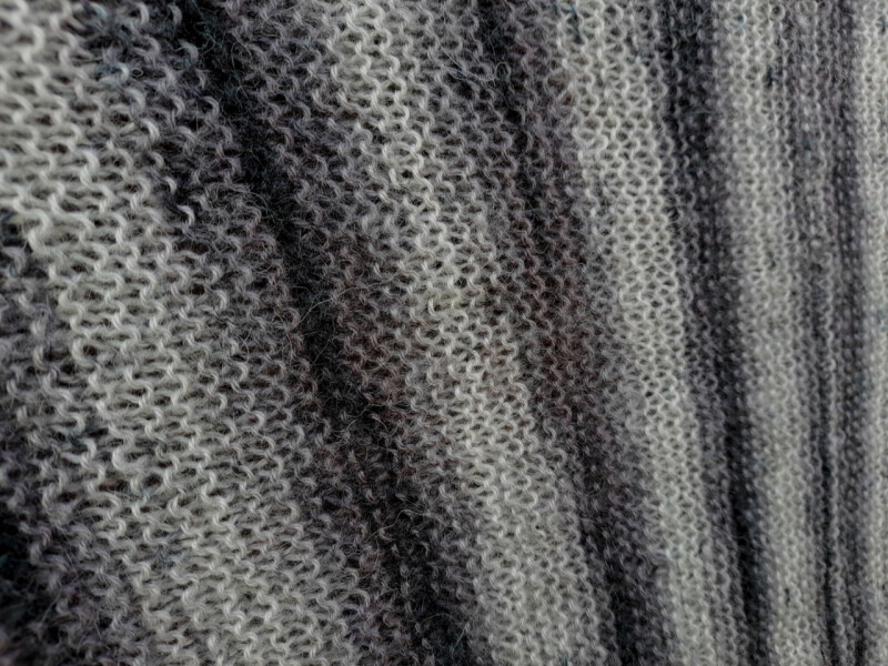 Šátek (pléd) - šest odstínů šedi